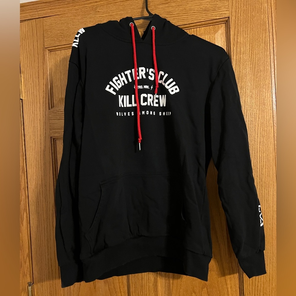 Mens Kill Crew Black Hoodie size Large